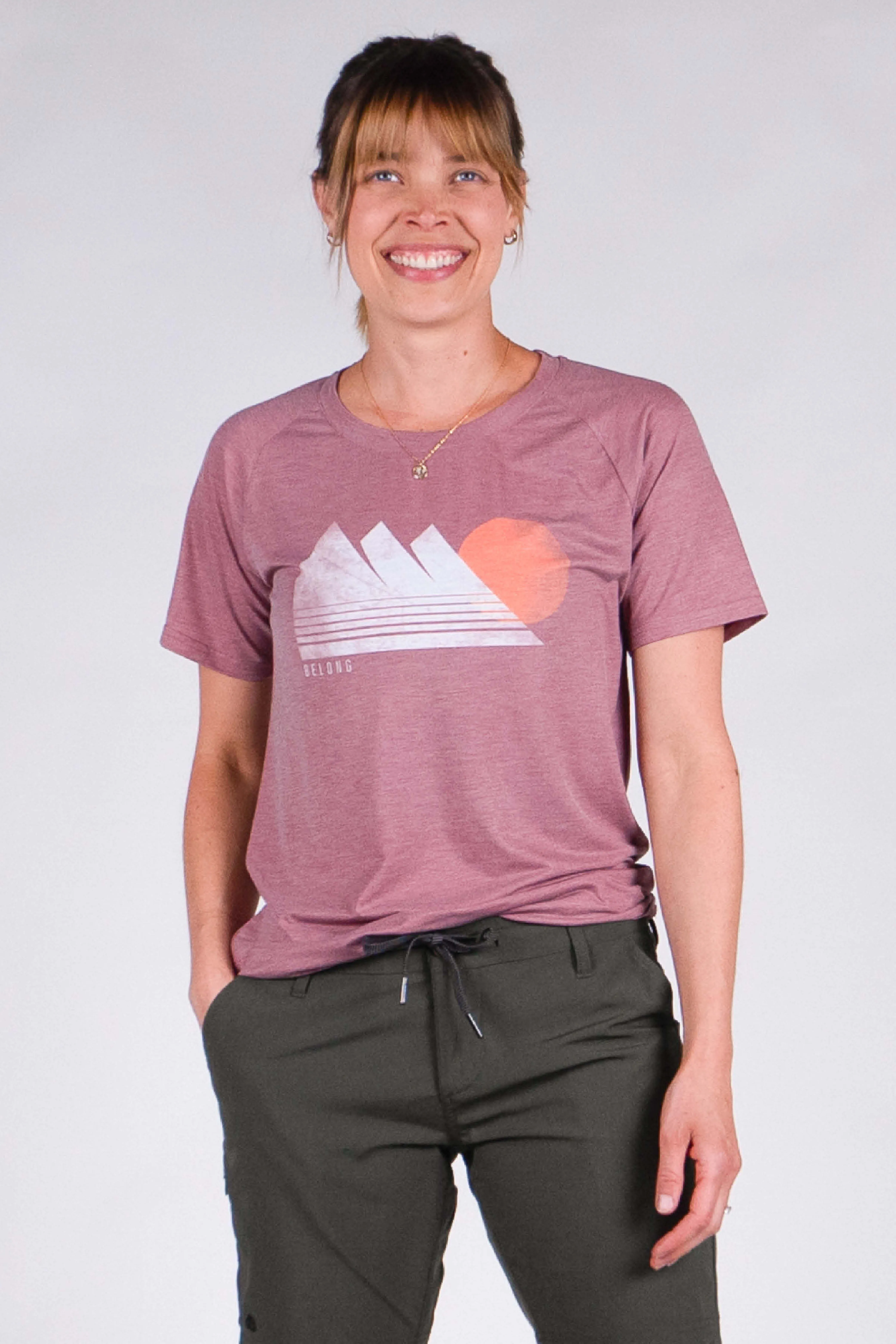 2-Pack Bundle: Women's Graphic Traverse Tek Tees (Size L)