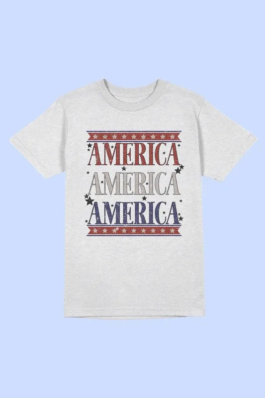 AMERICANA PATRIOTIC GRAPHIC TEE
