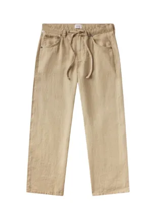 Brynn Drawstring Linen Trouser