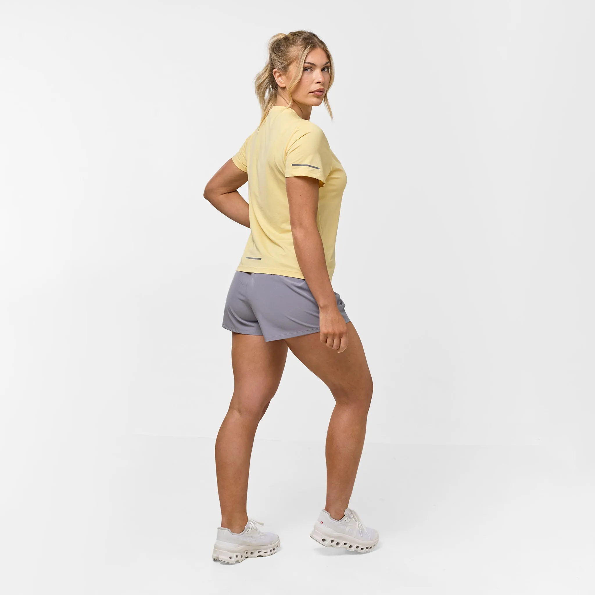 Core Running Short | Mid Grey