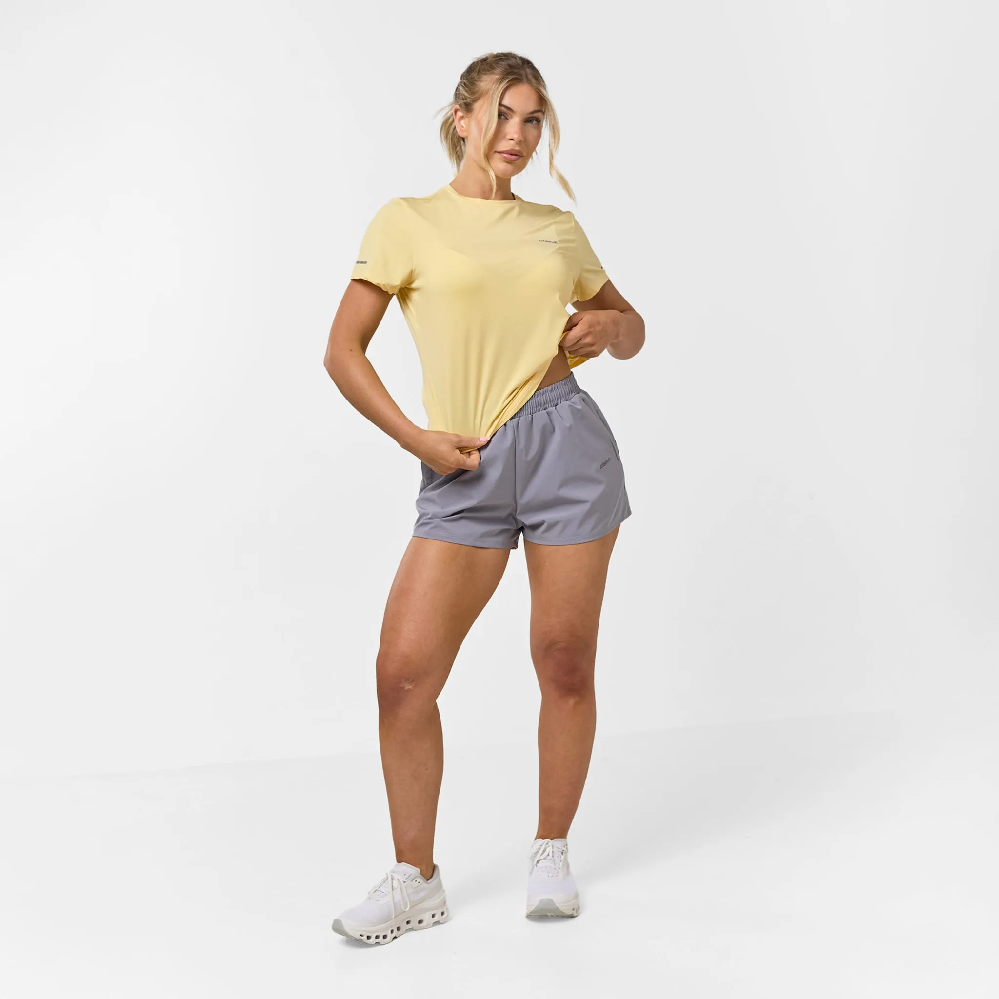 Core Running Short | Mid Grey