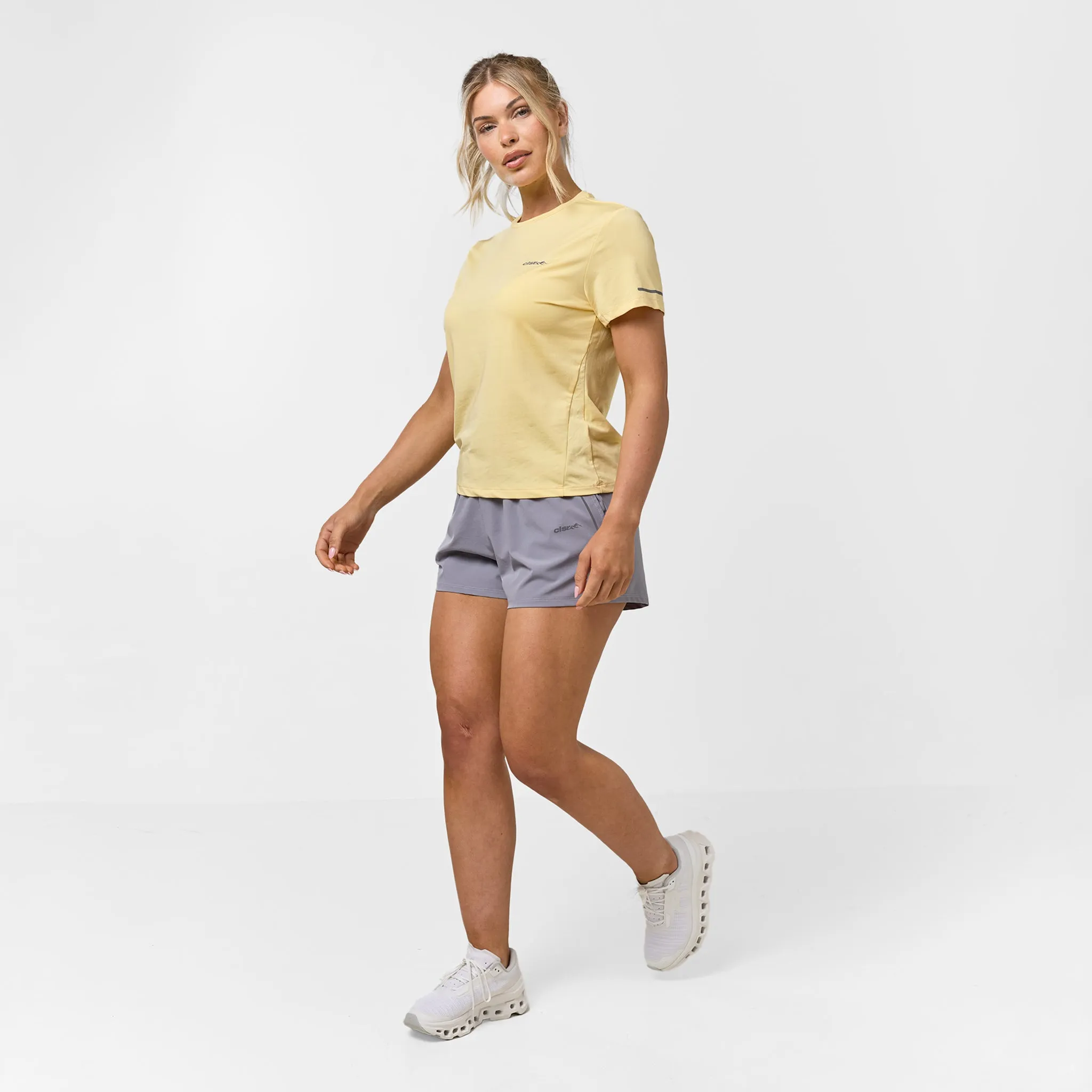 Core Running Short | Mid Grey