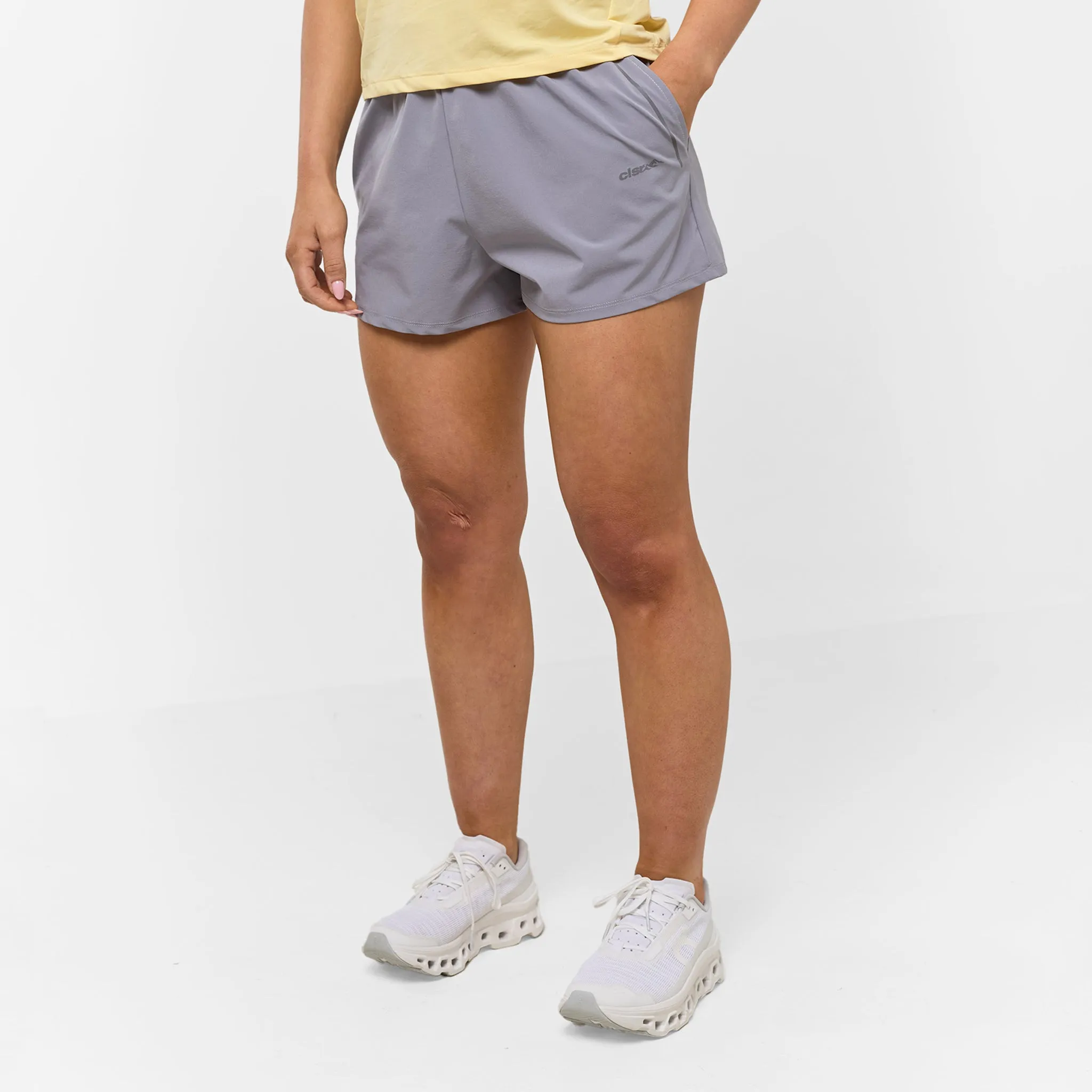 Core Running Short | Mid Grey