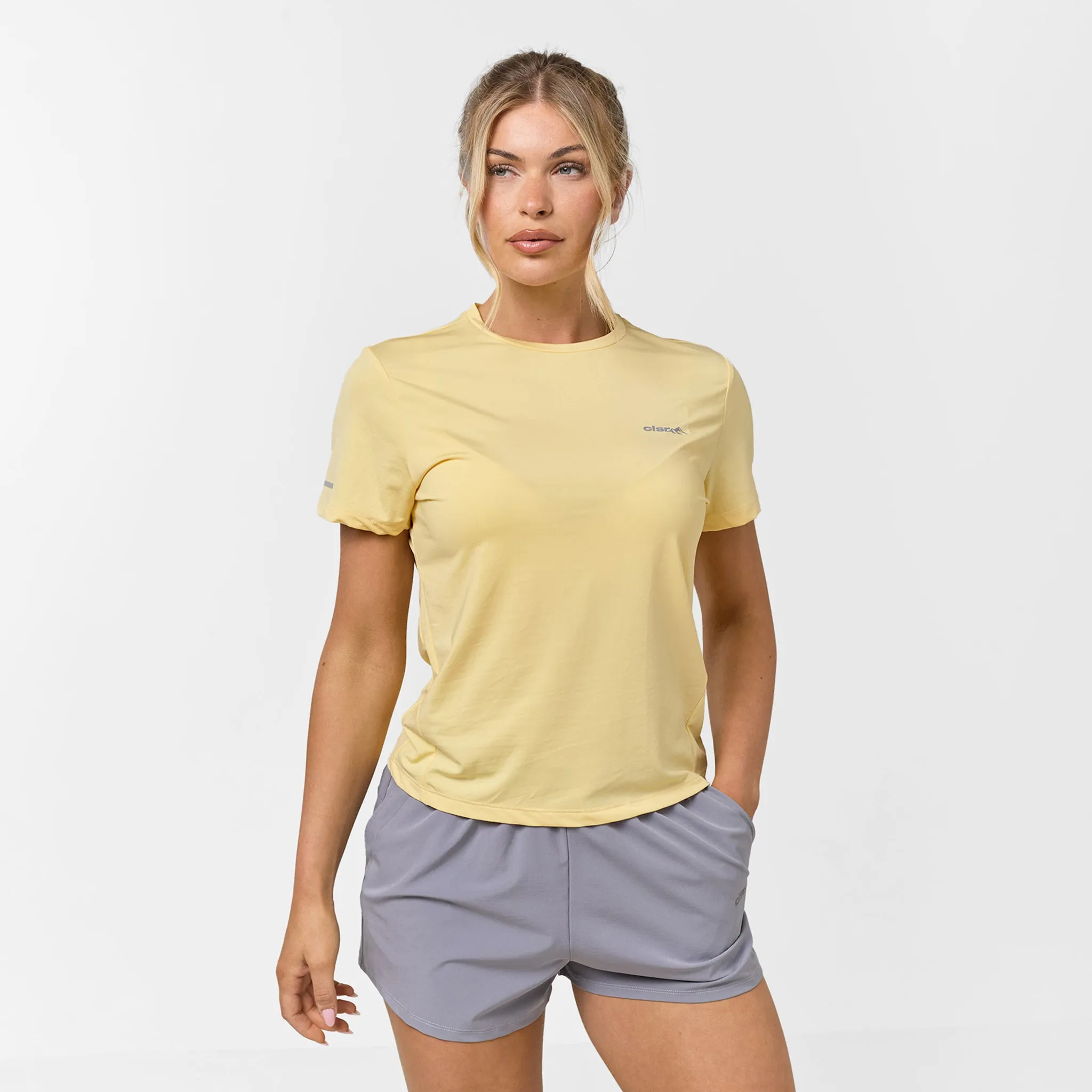 Core Running Short | Mid Grey