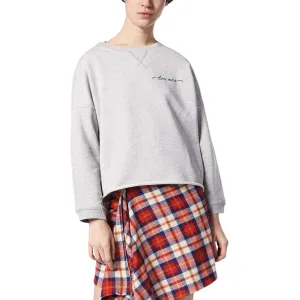 DIESEL F GERTRUDE NEW Womens Oversize Sweatshirts Casual Jumper Cotton Cardigan