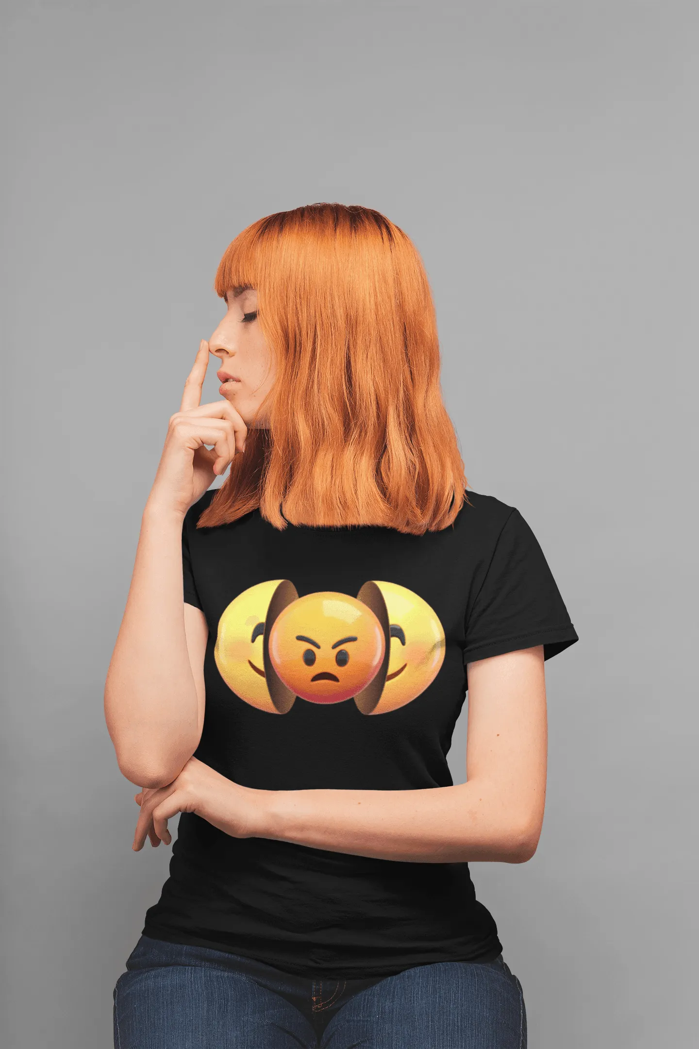 Dual Emotion Emoji Tee