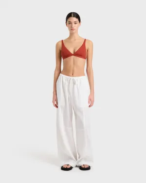 Leiden Relaxed Pant - White