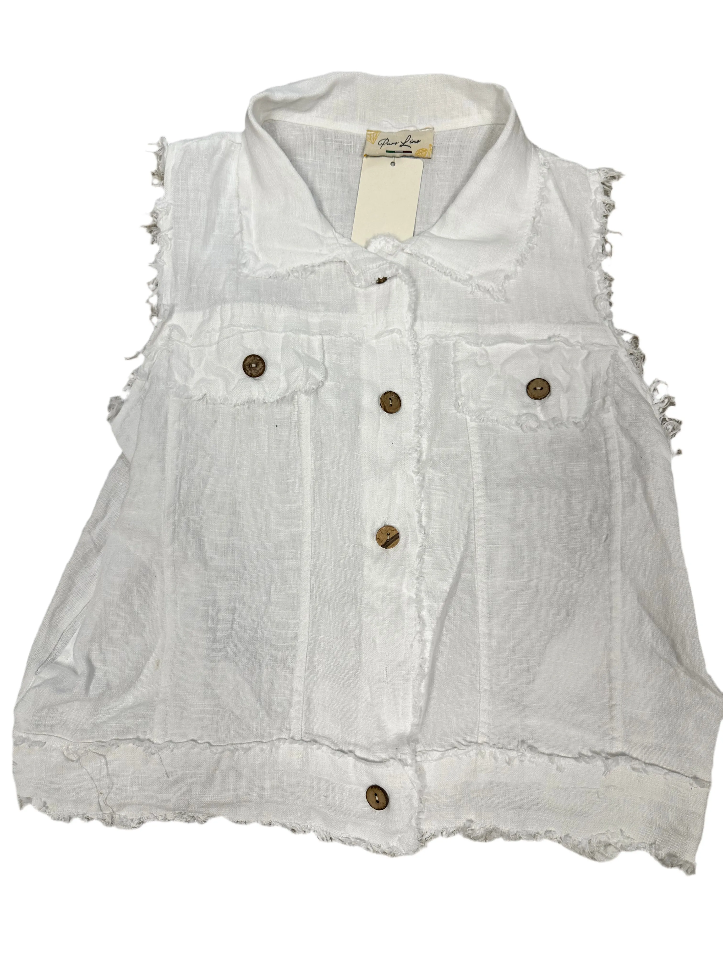 Linen Vest Top