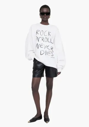 MILES SWEATSHIRT ROCK AND ROLL IVORY