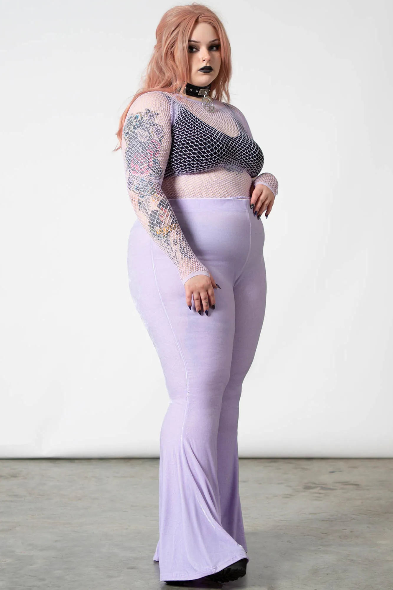 Moondance Bell Bottoms [PASTEL LILAC] [PLUS]
