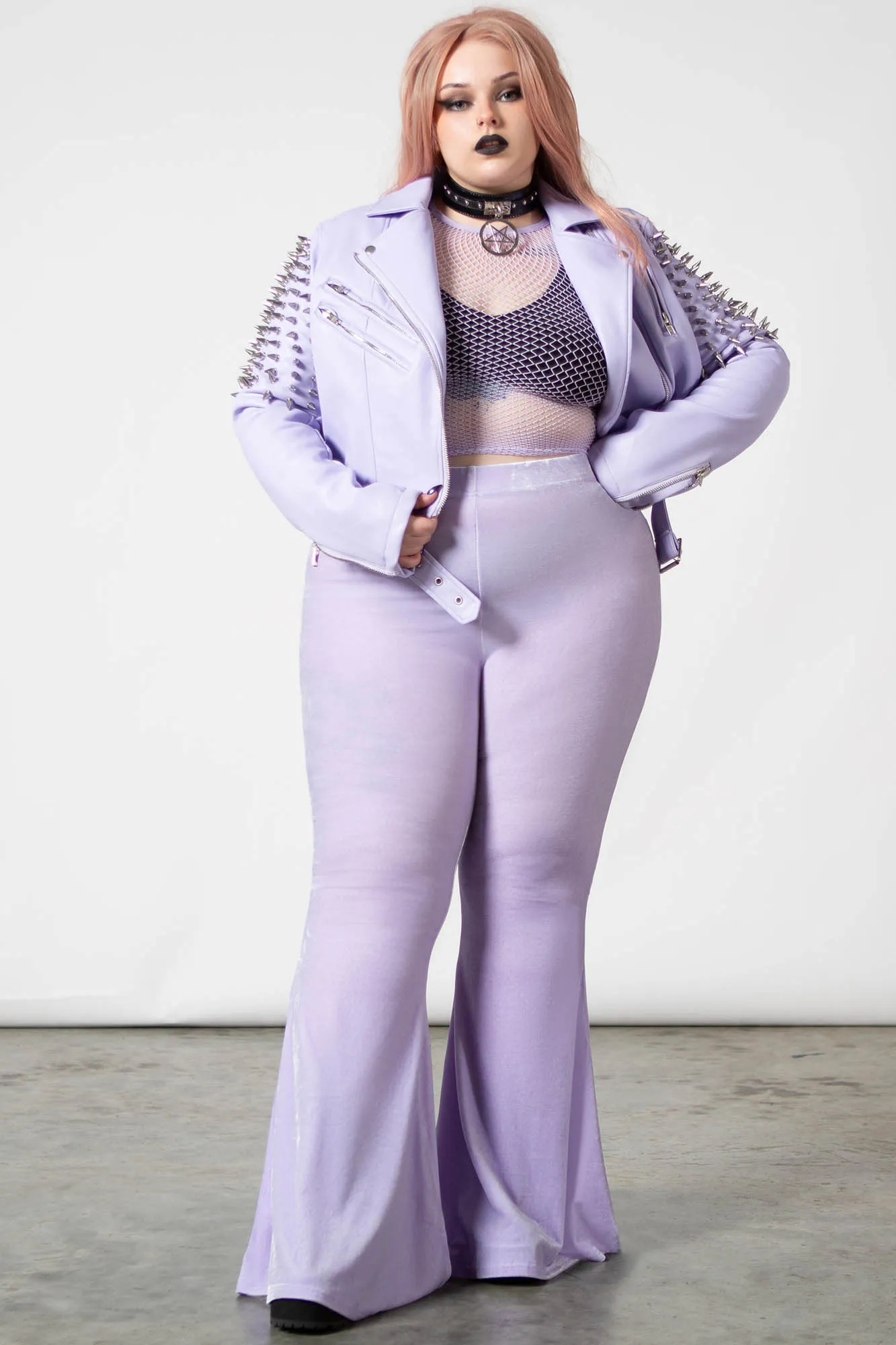 Moondance Bell Bottoms [PASTEL LILAC] [PLUS]