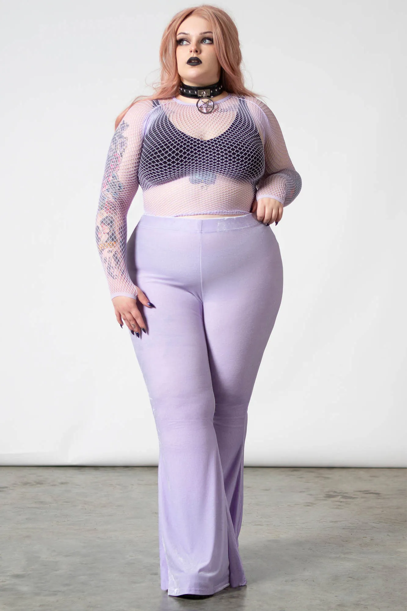 Moondance Bell Bottoms [PASTEL LILAC] [PLUS]