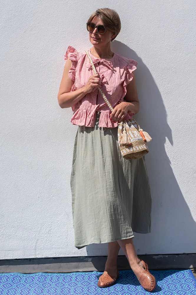 Object Cilie Rose Elegance Sleeveless Blouse