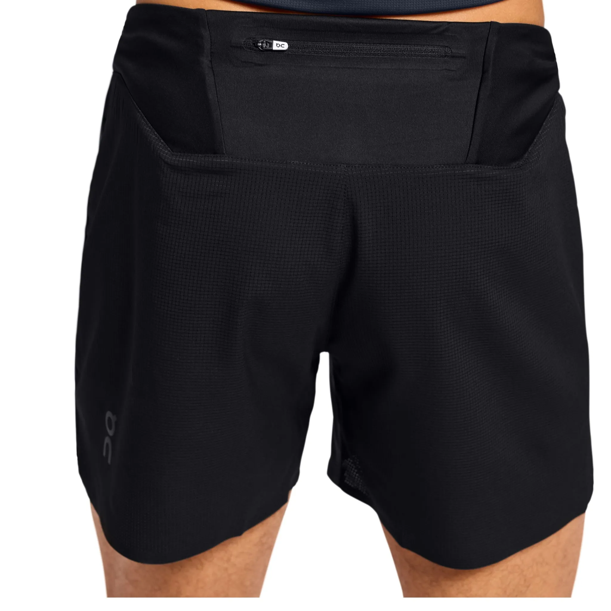 On 5 Inch Lightweight Shorts Men's Denim Black