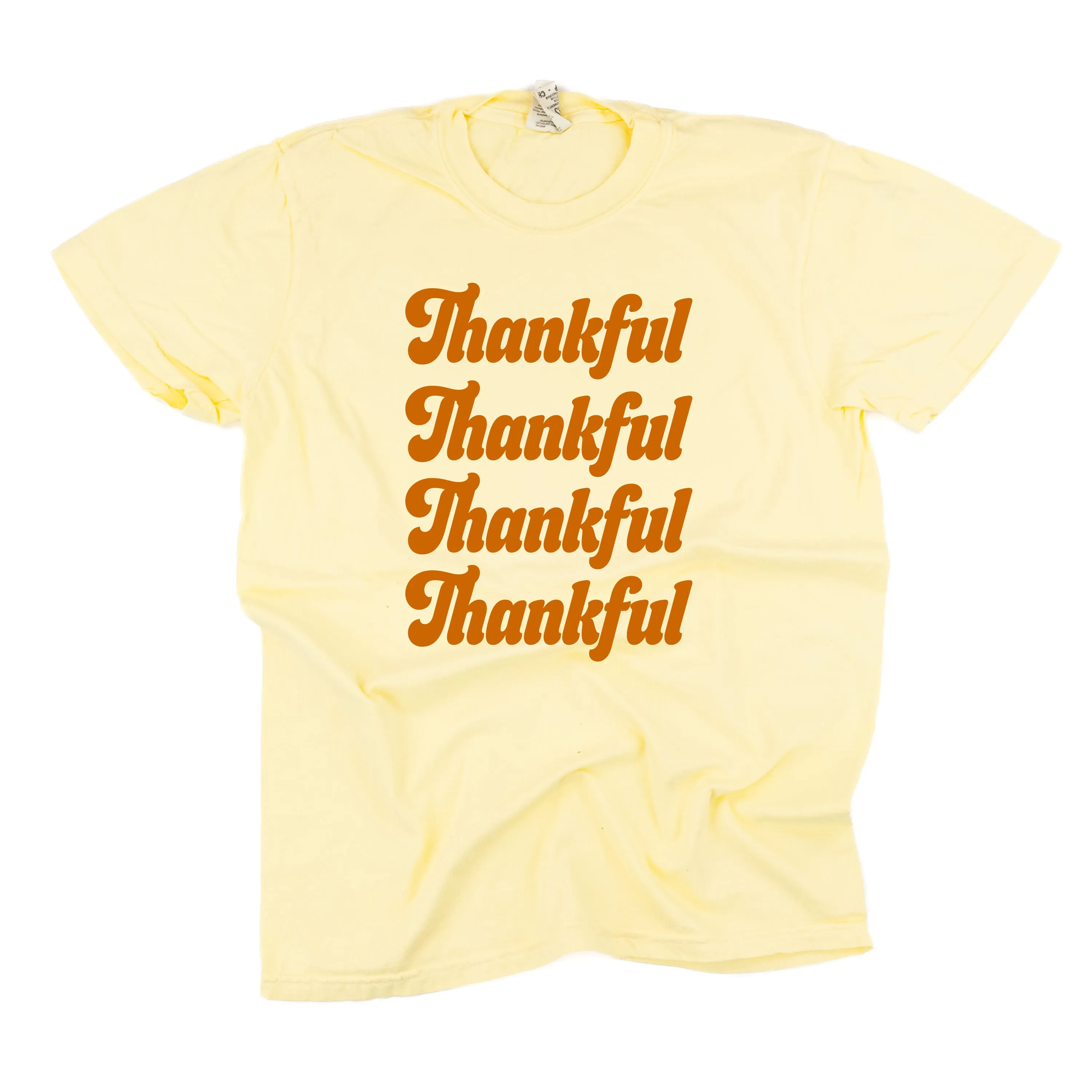 Thankful (x4) - SHORT SLEEVE COMFORT COLORS TEE