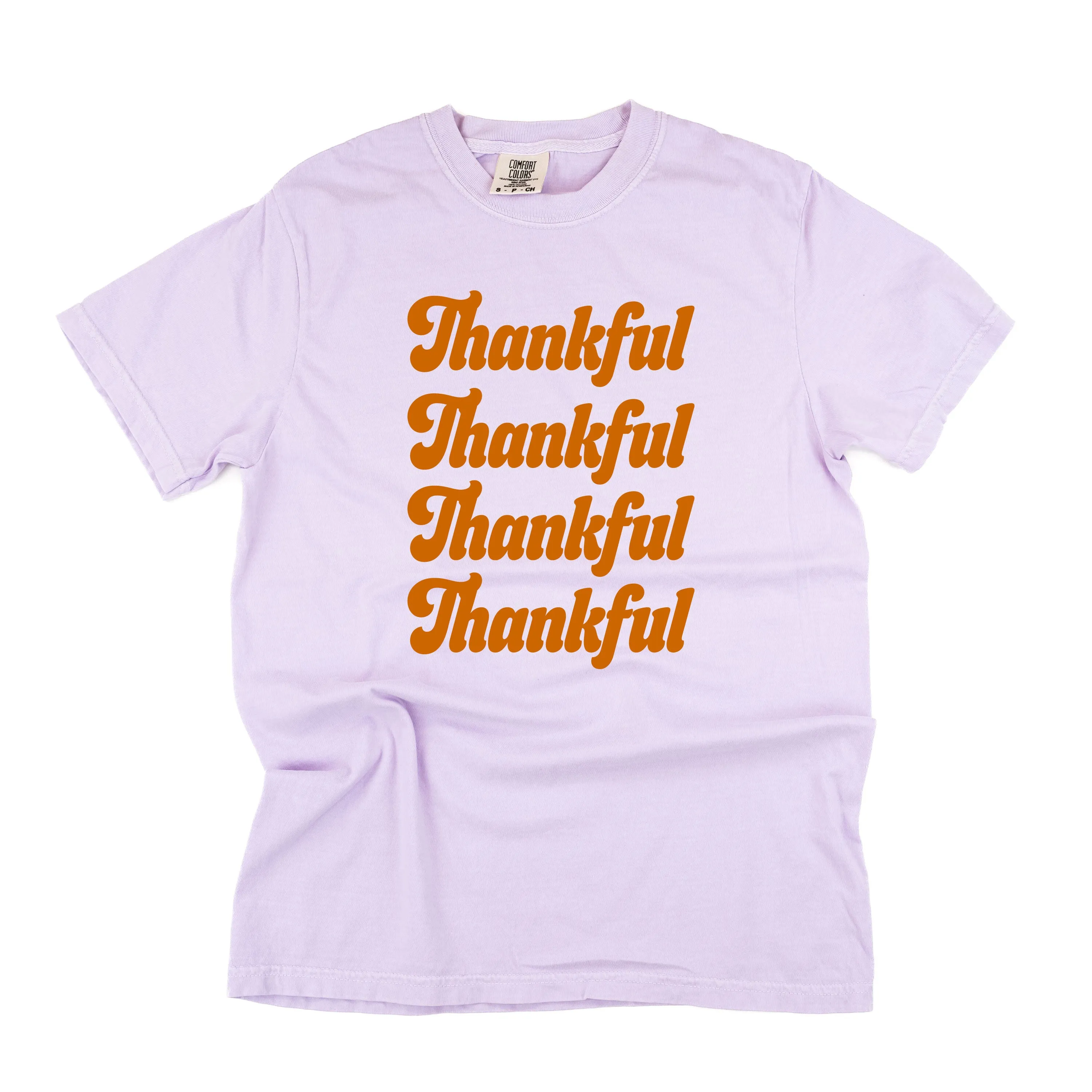 Thankful (x4) - SHORT SLEEVE COMFORT COLORS TEE