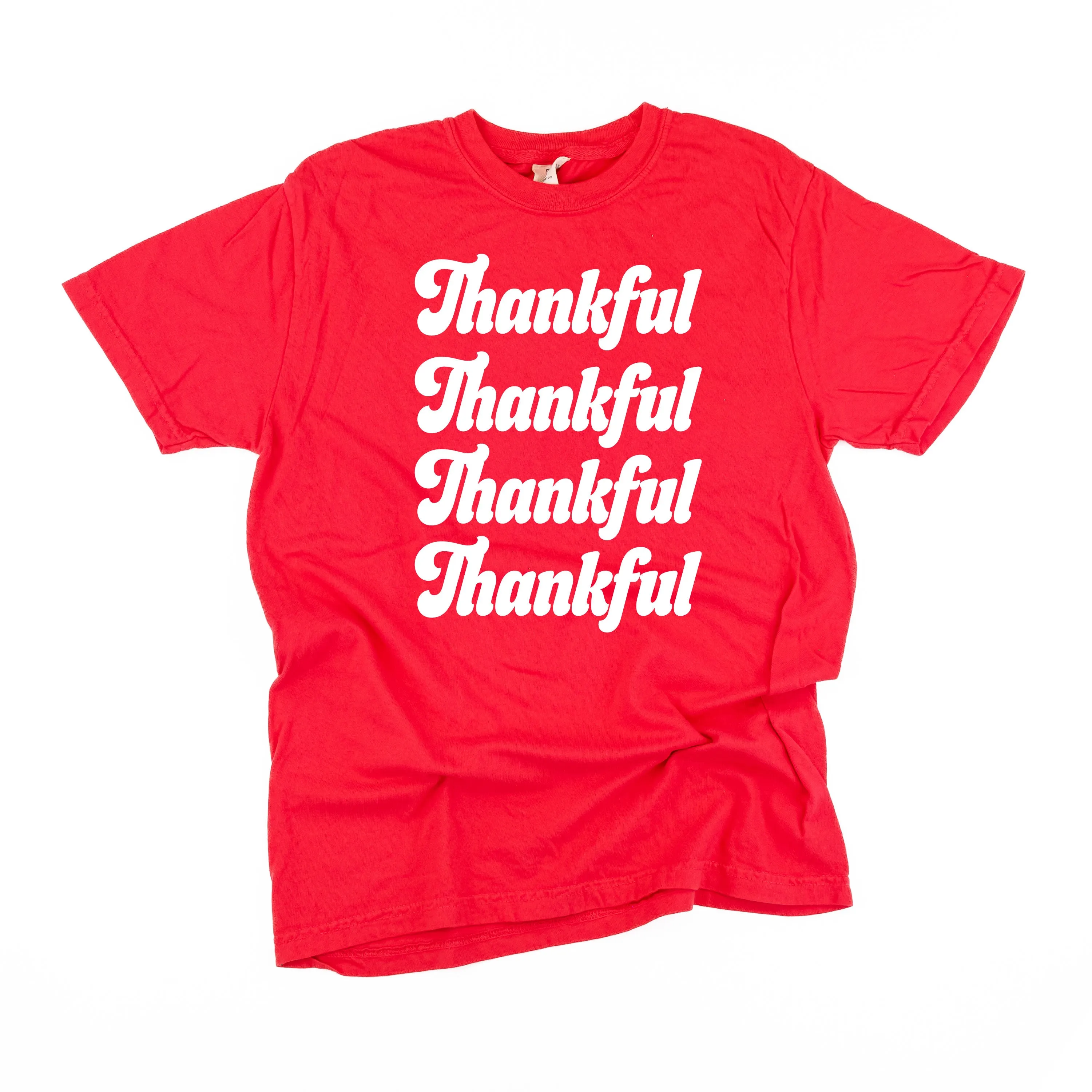 Thankful (x4) - SHORT SLEEVE COMFORT COLORS TEE