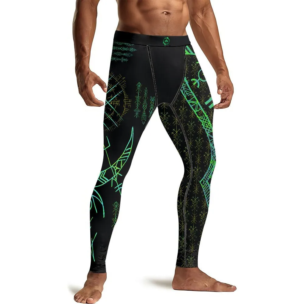 Valkyrie Warriors Of Odin Men's Compression Leggings