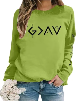 Womens Sweatshirt Trendy Casual Comfort Tshirts Drop Shoulder Long Sleeve Round Neck Oversized Sweatshirts Outfits