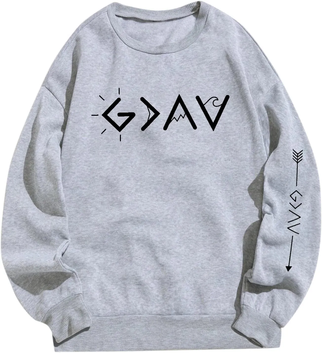 Womens Sweatshirt Trendy Casual Comfort Tshirts Drop Shoulder Long Sleeve Round Neck Oversized Sweatshirts Outfits
